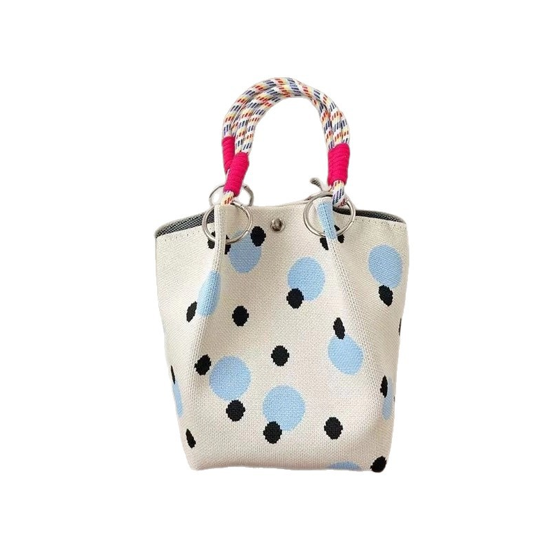 Niedliche Gepunktete Handtasche für Damen