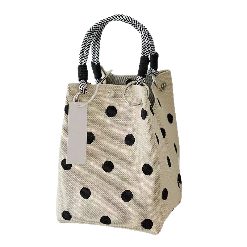 Niedliche Gepunktete Handtasche für Damen