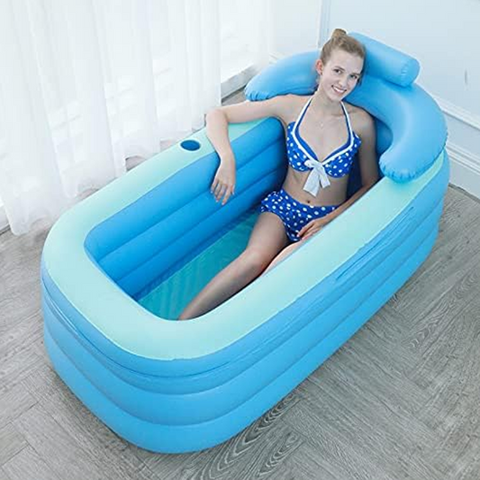 🛁💨 Aufblasbare Badewanne für Erwachsene – 50% RABATT! Entspanne überall – tragbar, stabil, schnell aufgebaut. 🔥✨