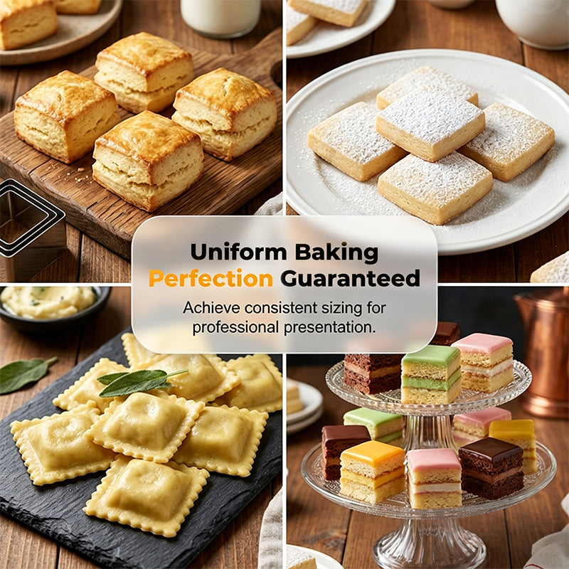 🍰🔪 Professionelles Backset mit 5 Tortenformen – Edelstahl, scharfe Kanten & 5 Größen, jetzt −50%