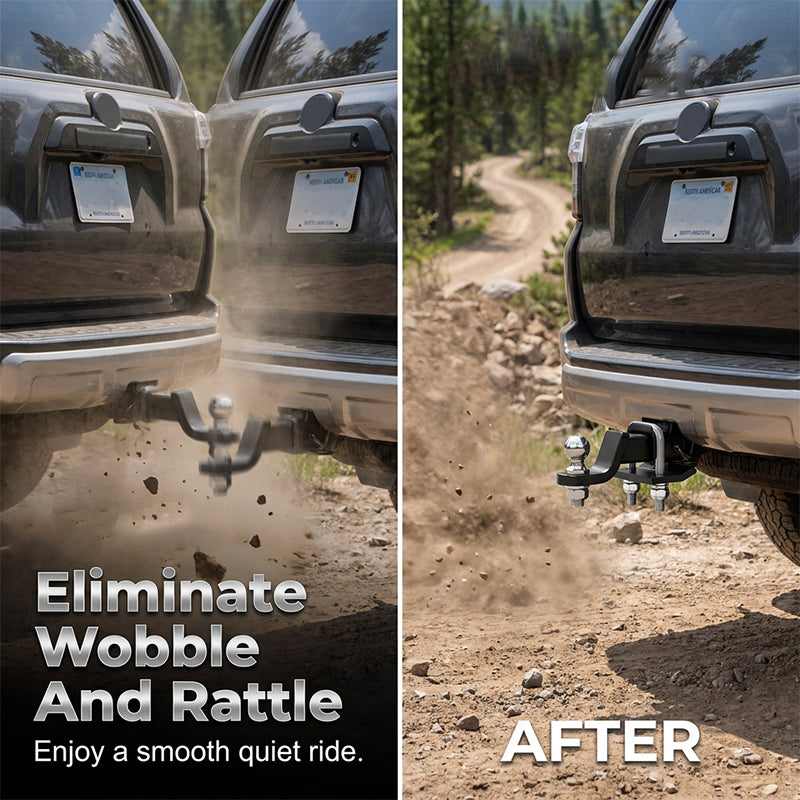 🔧 50% RABATT! 🚙 Verdickter Anti-Rattler für 5 cm Anhängerkupplung – Passgenaue Klemmung, vibrationsreduzierend & spielfrei – Ideal für Geländewagen & sicheres Fahren 🛡️