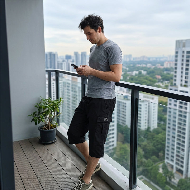 👖 50% RABATT! 🌿 Herren Casual Caprihose mit Kordelzugbund – Leicht & atmungsaktiv – Perfekt für Sommer, Freizeit oder Stadt – bequem & vielseitig ✨☀️