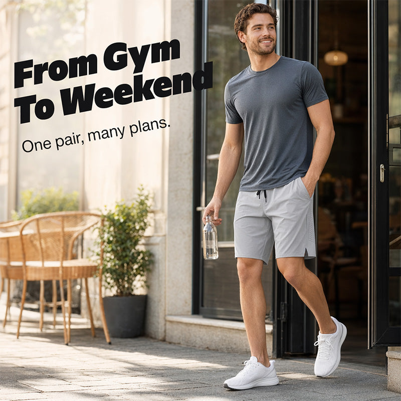 🩳 50% RABATT! ⚡ Schnelltrocknende Sportshorts für Herren – Mit Reißverschlusstaschen & atmungsaktivem Material – Ideal für Laufen, Fitness oder Outdoor-Aktivitäten – bequem, leicht & praktisch 🏃‍♂️🌿✨