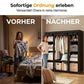 🏠 Kleiderschrank aus Vliesstoff – Einfache Montage, leicht & vielseitig – Perfekt für zusätzlichen Stauraum in jedem Raum ✨