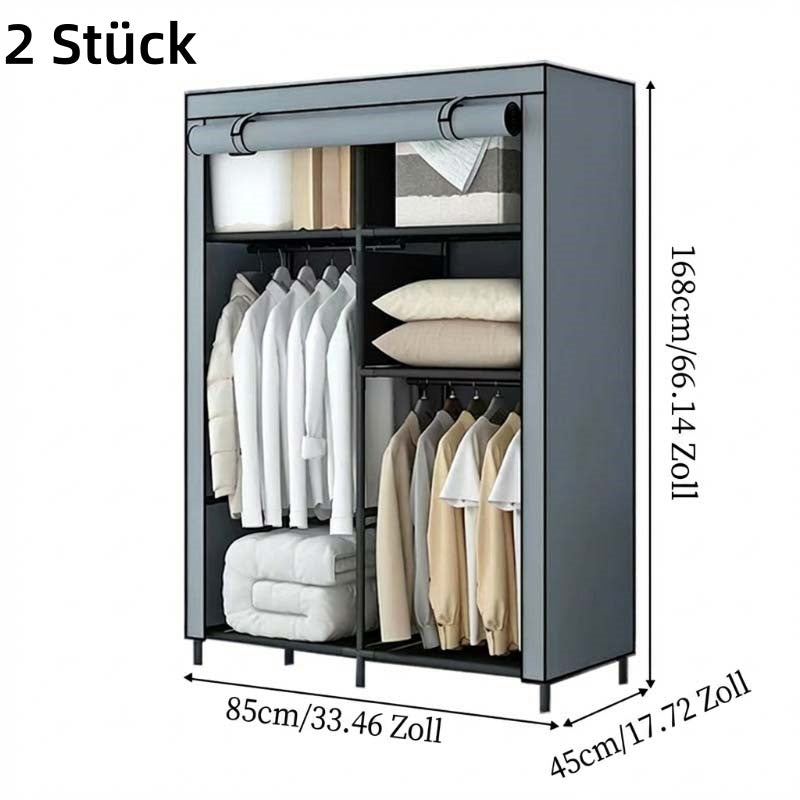 🏠 Kleiderschrank aus Vliesstoff – Einfache Montage, leicht & vielseitig – Perfekt für zusätzlichen Stauraum in jedem Raum ✨