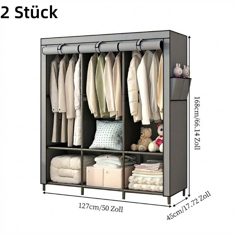 🏠 Kleiderschrank aus Vliesstoff – Einfache Montage, leicht & vielseitig – Perfekt für zusätzlichen Stauraum in jedem Raum ✨