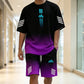 📢📢40% RABATT !!⏰Herren Sommer T-Shirt & Shorts Zweiteiler-Set