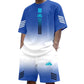 📢📢40% RABATT !!⏰Herren Sommer T-Shirt & Shorts Zweiteiler-Set