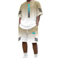 📢📢40% RABATT !!⏰Herren Sommer T-Shirt & Shorts Zweiteiler-Set