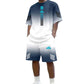 📢📢40% RABATT !!⏰Herren Sommer T-Shirt & Shorts Zweiteiler-Set