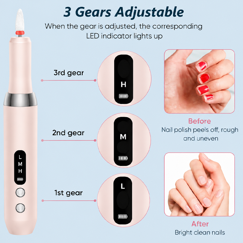📢📢 JETZT 50 % RABATT!! ⏰🔋 Kabelloses elektrisches Nagelfräser-Gerät mit Ladestation – Professionelle Maniküre zu Hause! | Tragbar, wiederaufladbar & jederzeit einsatzbereit ✨