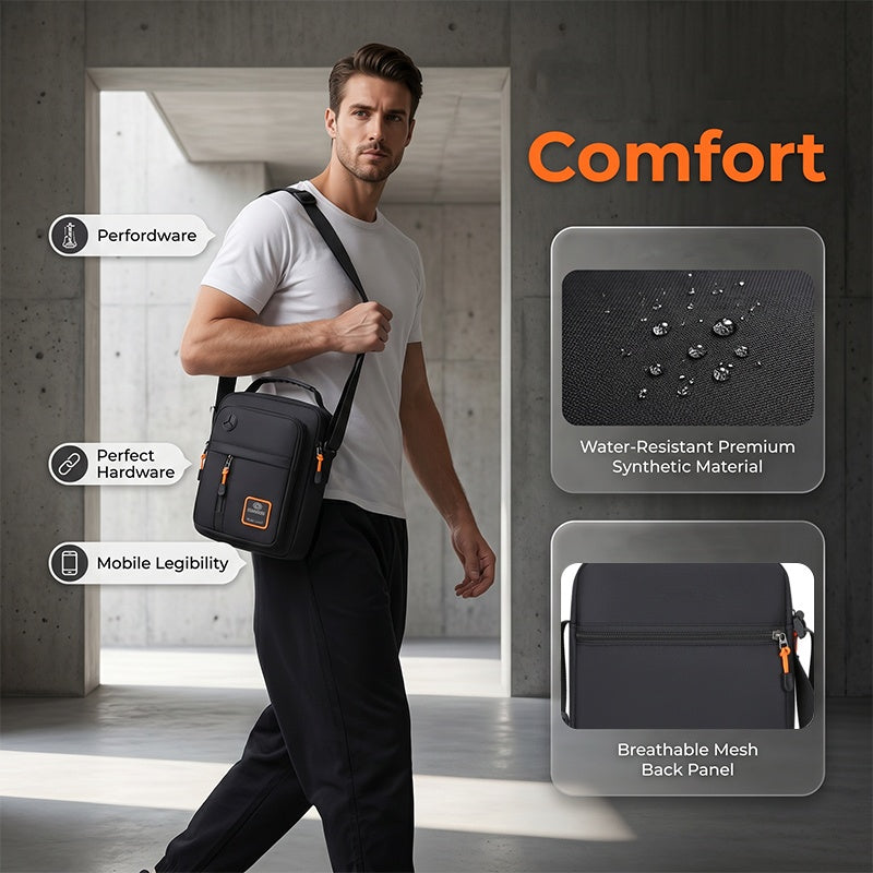 🎒Leichte Herren-Umhängetasche aus Oxford-Stoff – Robust, leicht & vielseitig – Ideal für Alltag, Reisen & Freizeit ✨