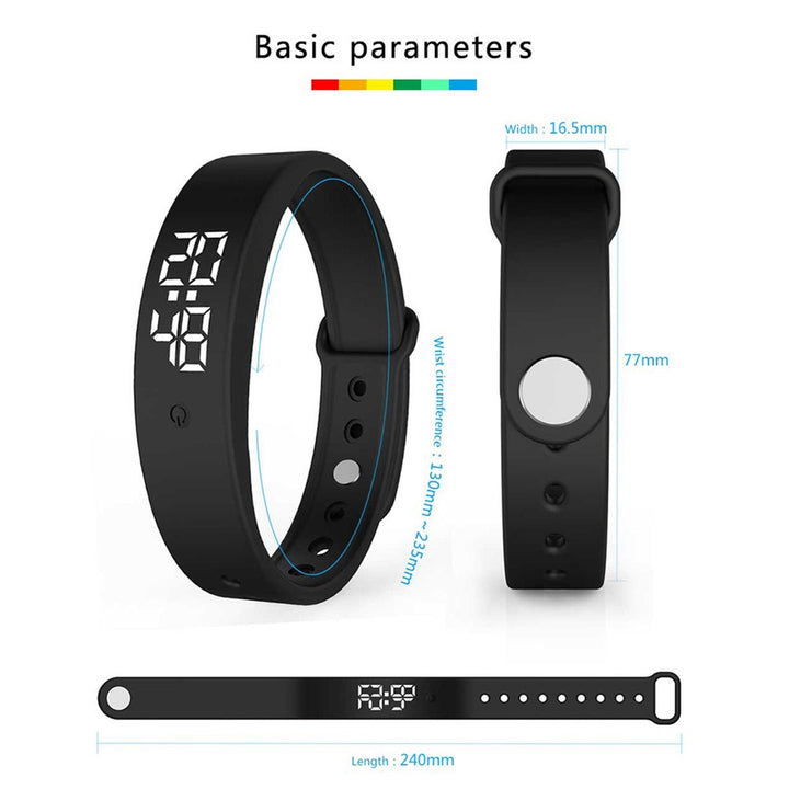 ⌚  SmartSense Smartband – Fitness-Tracking, Herzfrequenz & Schrittzähler – Ideal für Aktivität & Gesundheit im Alltag 💪