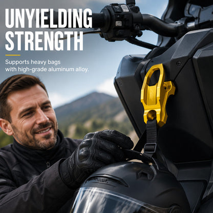 🏍️  Sicherer Lenker-Haken – Stabil, einfach zu montieren & vielseitig – Ideal für Taschen, Einkäufe & Zubehör am Motorrad 🛵