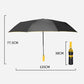 ☂️  Großer automatischer Sonne- & Regenschirm – 3-fach Automatik, windfest & UPF 50+ – Extra großes Dach (Ø 105–125 cm) – Ideal für Pendler & Familien ✨