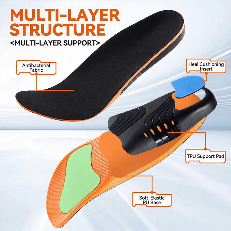 📢📢50% RABATT !!⏰Unisex Ergonomische Einlegesohlen mit Fußgewölbeunterstützung