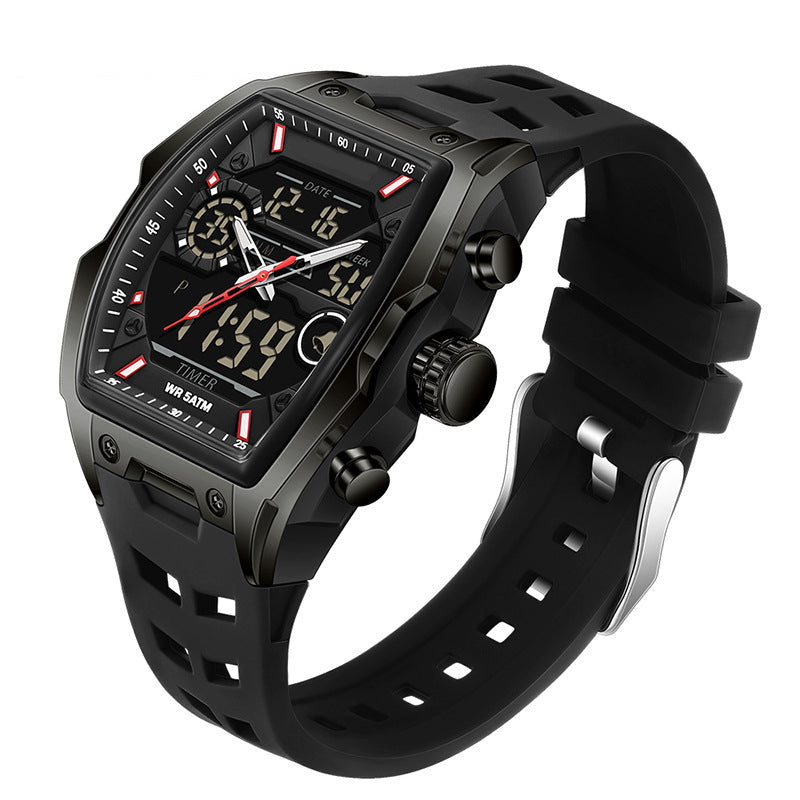 ⌚ 50% RABATT!✨ Herren Dual-Display Sportuhr mit Leuchtzifferblatt 🏃