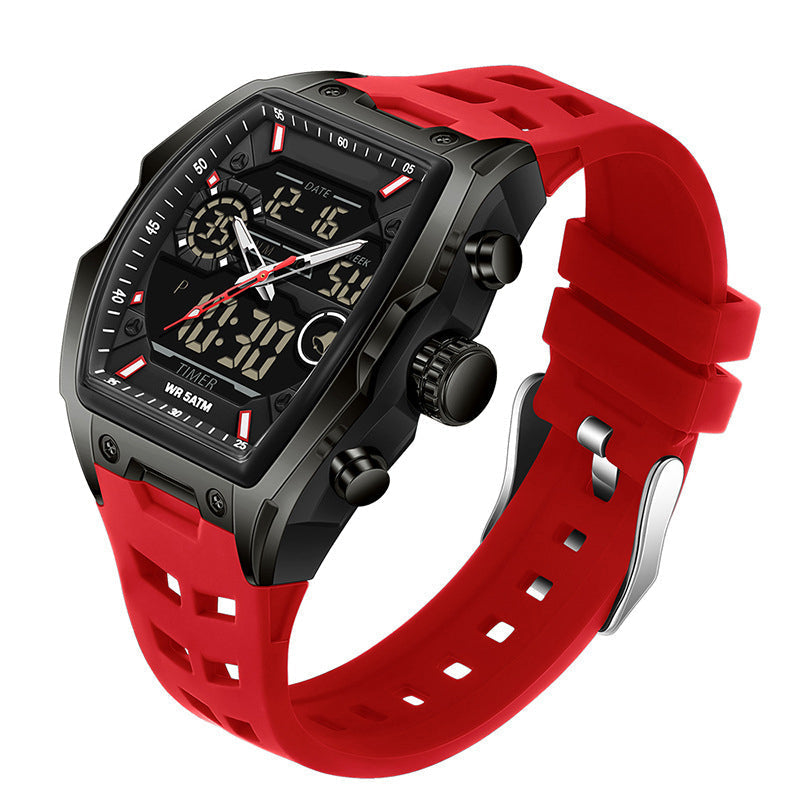 ⌚ 50% RABATT!✨ Herren Dual-Display Sportuhr mit Leuchtzifferblatt 🏃