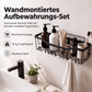 Bohrfreies Badezimmerregal-Set