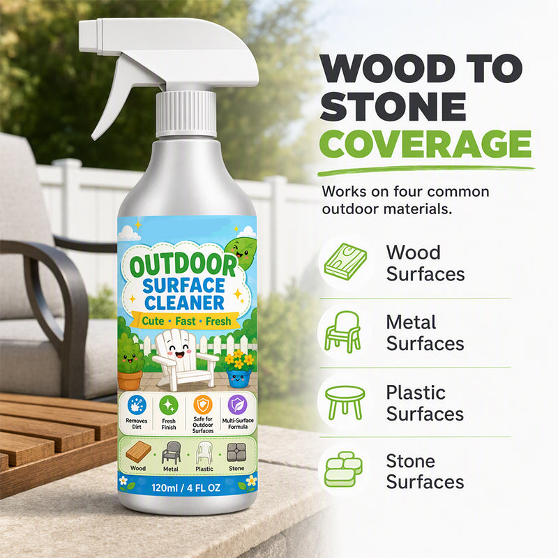 🧼 KAUFE 2, ERHALTE 1 GRATIS! 🏠 Multi-Oberflächen Terrassenreiniger – Entfernt Moos, Schmutz & Flecken – Ideal für Stein, Holz & Fliesen im Außenbereich 🌿