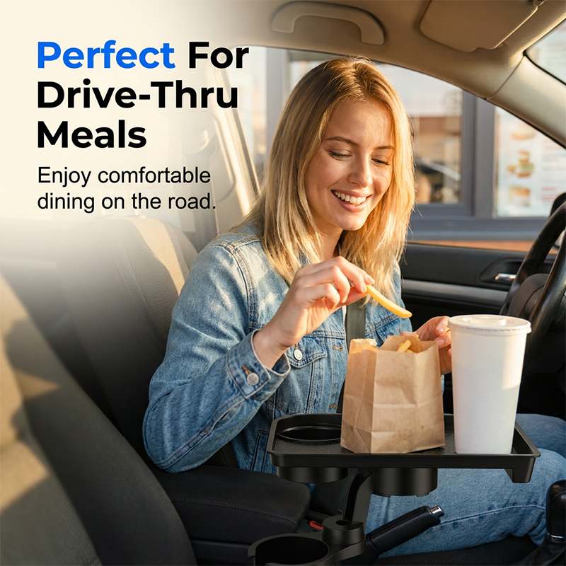 🚗 50% RABATT! 🧃 2-in-1 Auto-Tablett mit erweiterbarem Becherhalter – Stabile Ablage, praktisch & vielseitig – Ideal für Snacks, Getränke & kleine Gegenstände auf Reisen 🛣️