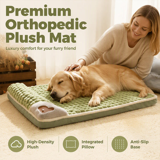 🛏️ Gepolsterte, waschbare Hundematte – Weich, warm & vielseitig – Ideal für Hunde & Katzen – für alle Jahreszeiten ✨