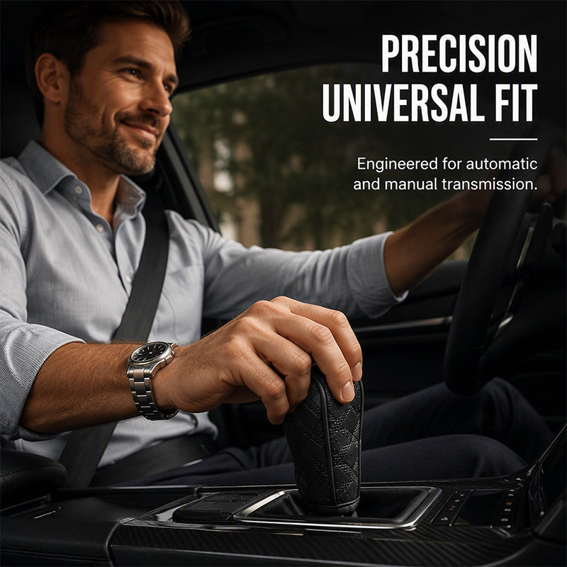 📢📢50% RABATT !!⏰Atmungsaktive Universal-Schaltknauf-Abdeckung fürs Auto