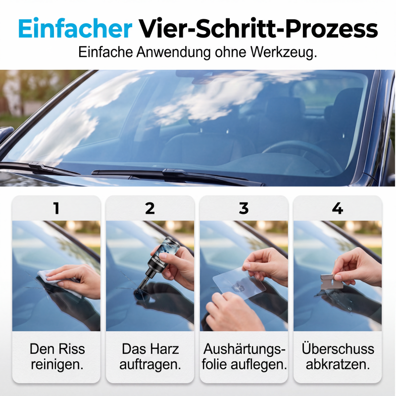 📢📢50% RABATT !!⏰Erweitertes DIY-Reparaturset für UV-Harzglas