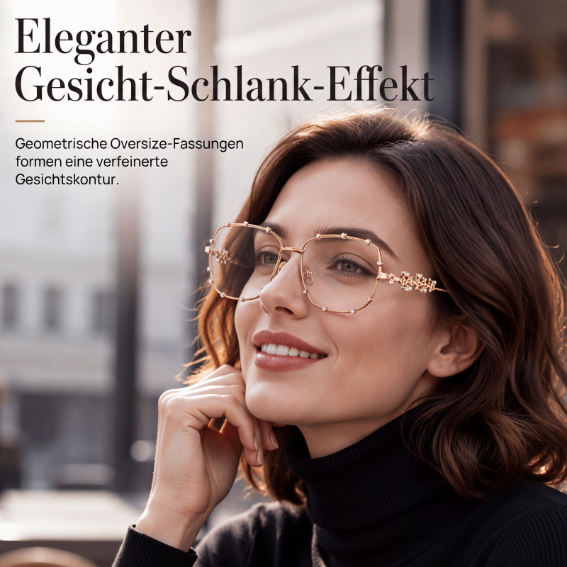 Schicke Damen-Sonnenbrille mit Strasssteinen