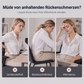 🪑  Ergonomisches Sitzkissen aus Memory-Schaum – Integrierte Rückenstütze, orthopädisch & vielseitig – Ideal für Bürostuhl, Auto & Homeoffice ✨