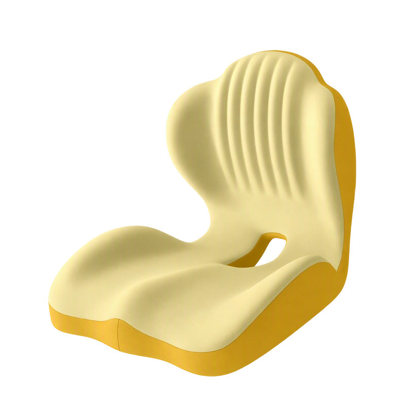 🪑  Ergonomisches Sitzkissen aus Memory-Schaum – Integrierte Rückenstütze, orthopädisch & vielseitig – Ideal für Bürostuhl, Auto & Homeoffice ✨