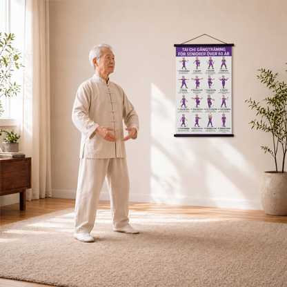 【🔥Zeitlich begrenztes Angebot – 50 % Rabatt!!】🎉Tai-Chi-Übungsposter für Senioren