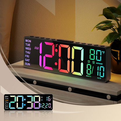 🌈 Bunter LED Digital-Wecker