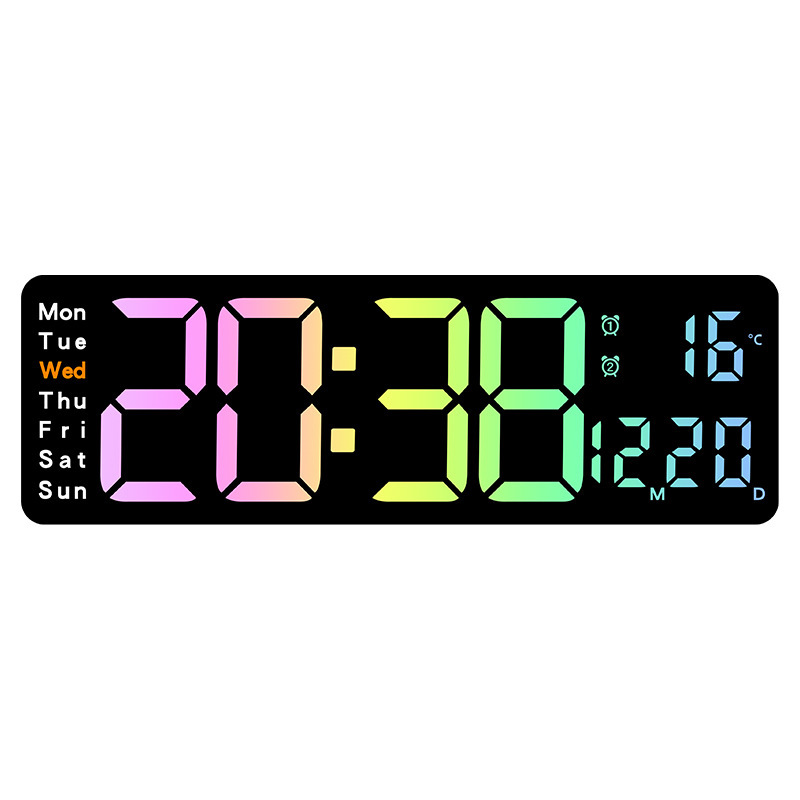 🌈 Bunter LED Digital-Wecker