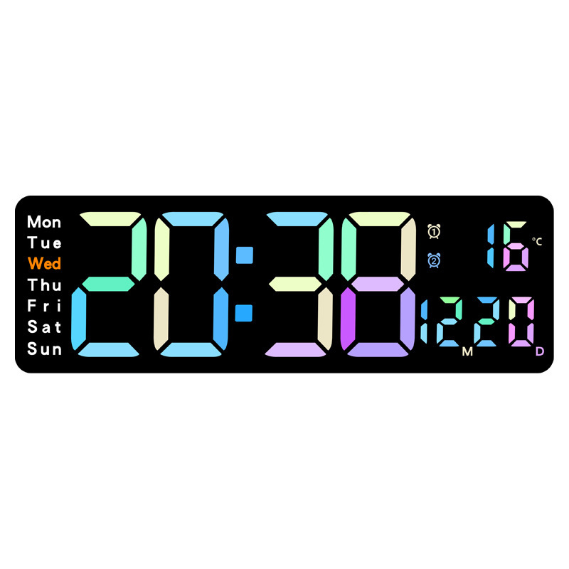 🌈 Bunter LED Digital-Wecker