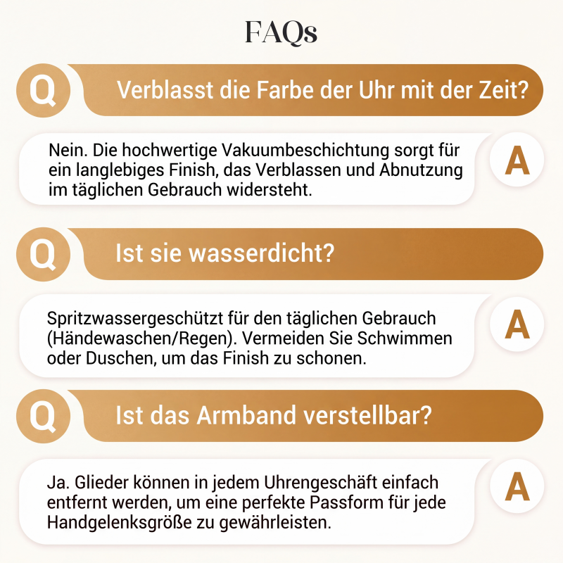 Klassische Quarzuhr für Herren🕰️