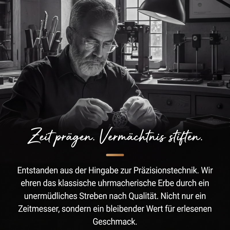 Klassische Quarzuhr für Herren🕰️