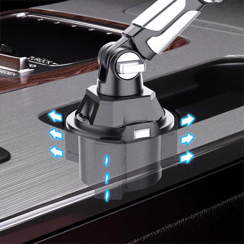 ⏰Klappbarer Auto-Becherhalter-Tablethalter