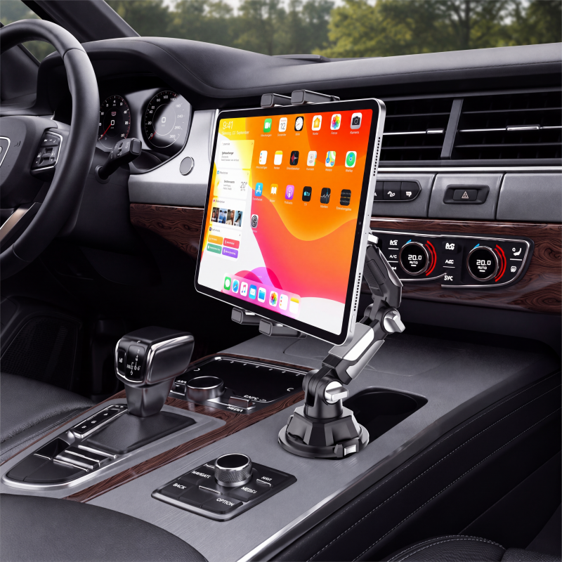 ⏰Klappbarer Auto-Becherhalter-Tablethalter