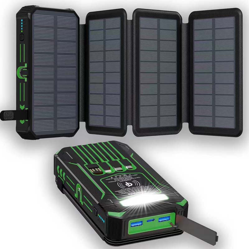 🔋 50% RABATT! ☀️ Solar-Powerbank 20000mAh mit LED-Taschenlampe – Solarladefunktion, hohe Kapazität & helles Licht – Ideal für Outdoor, Camping & Notfälle 🔦