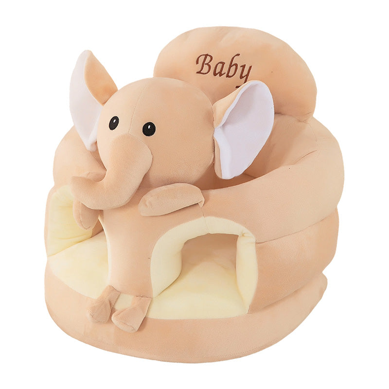 🐻  Cartoon‑Baby‑Stützsofa – Anti‑Roll‑Sitz mit stabiler Rückenlehne & weichem Plüsch – Perfekt für Kleinkinder zum Spielen & Entspannen ✨