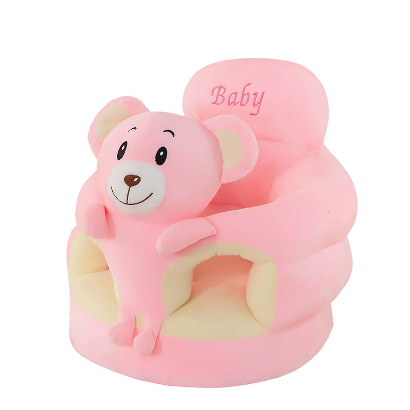 🐻  Cartoon‑Baby‑Stützsofa – Anti‑Roll‑Sitz mit stabiler Rückenlehne & weichem Plüsch – Perfekt für Kleinkinder zum Spielen & Entspannen ✨