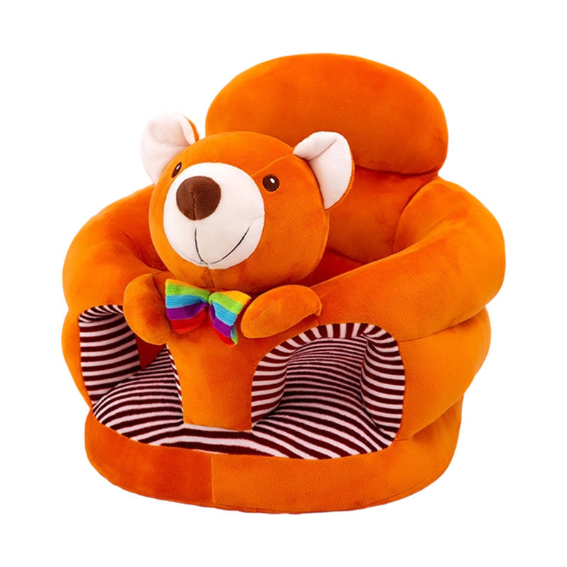🐻  Cartoon‑Baby‑Stützsofa – Anti‑Roll‑Sitz mit stabiler Rückenlehne & weichem Plüsch – Perfekt für Kleinkinder zum Spielen & Entspannen ✨