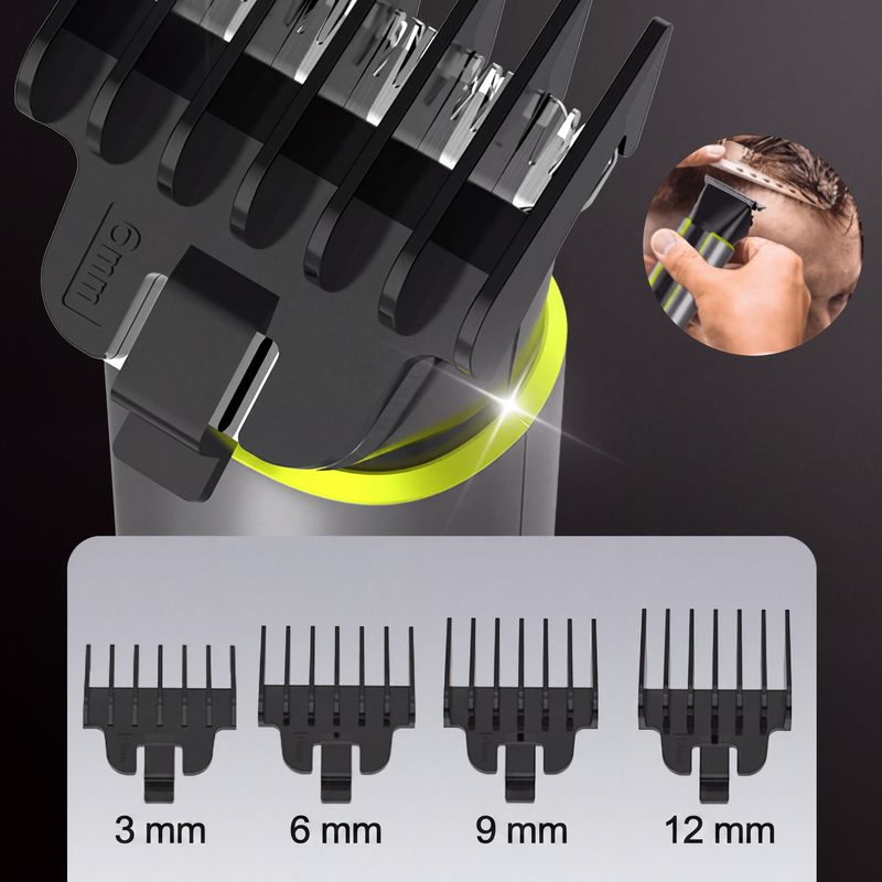 💇 Einfaches Haare schneiden zu Hause – 4‑in‑1‑Set, vielseitig, komfortabel im Gebrauch