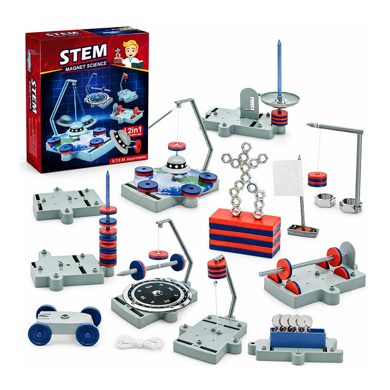 ⏰ 12‑in‑1 Magnet‑Experiment‑Set, spielerisches Lernen für Kinder🛰️