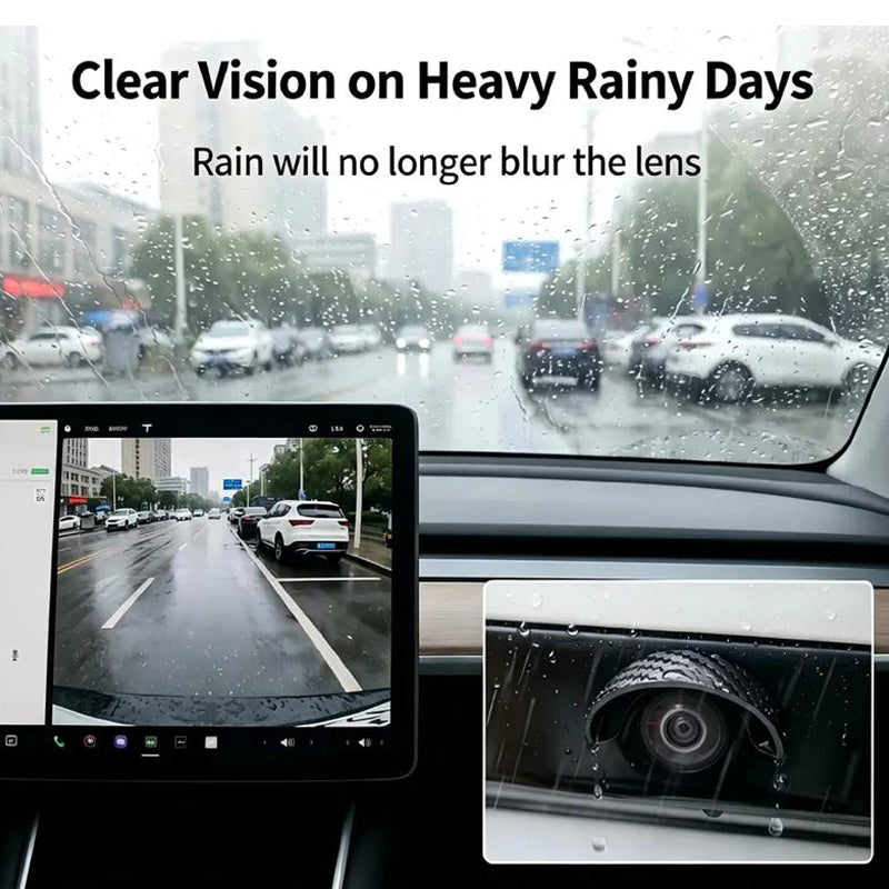 🚗 Regen-Schutzblende für Rückfahrkamera – Universell, wetterfest & einfach montiert ✨