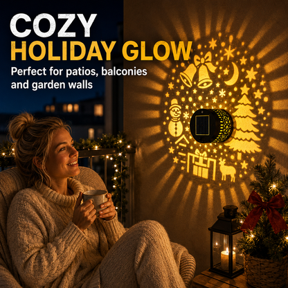 🎄 Solar-Wandleuchte für Weihnachtsdeko – wetterfest & kabellos für Garten, Balkon & Terrasse