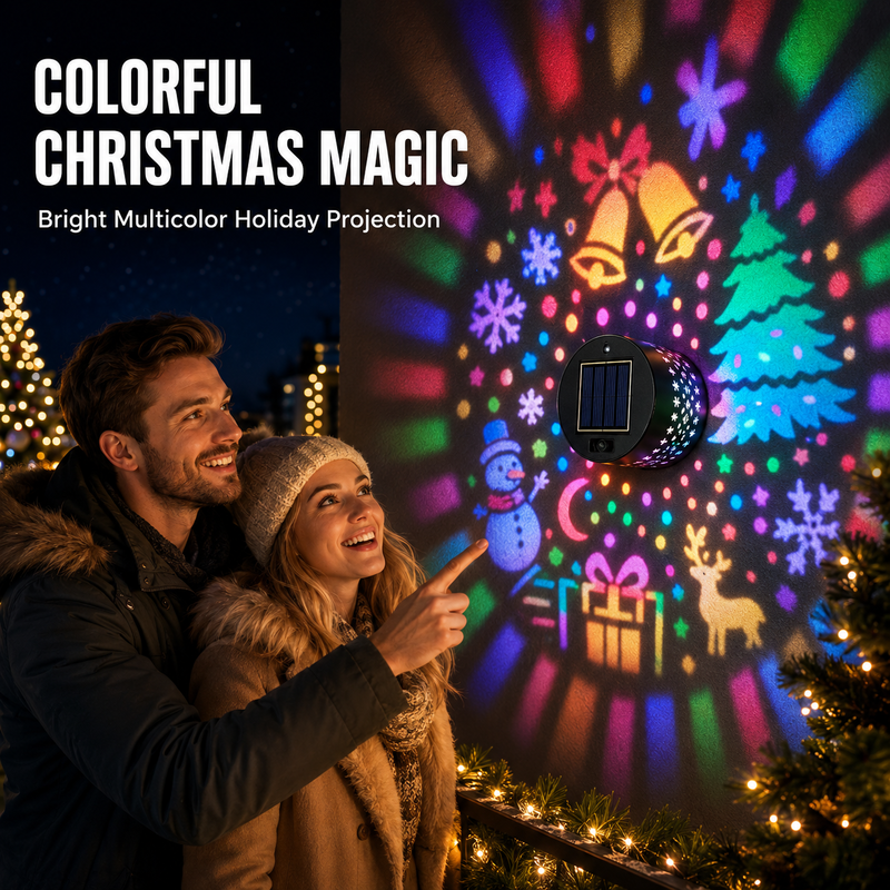 🎄 Solar-Wandleuchte für Weihnachtsdeko – wetterfest & kabellos für Garten, Balkon & Terrasse