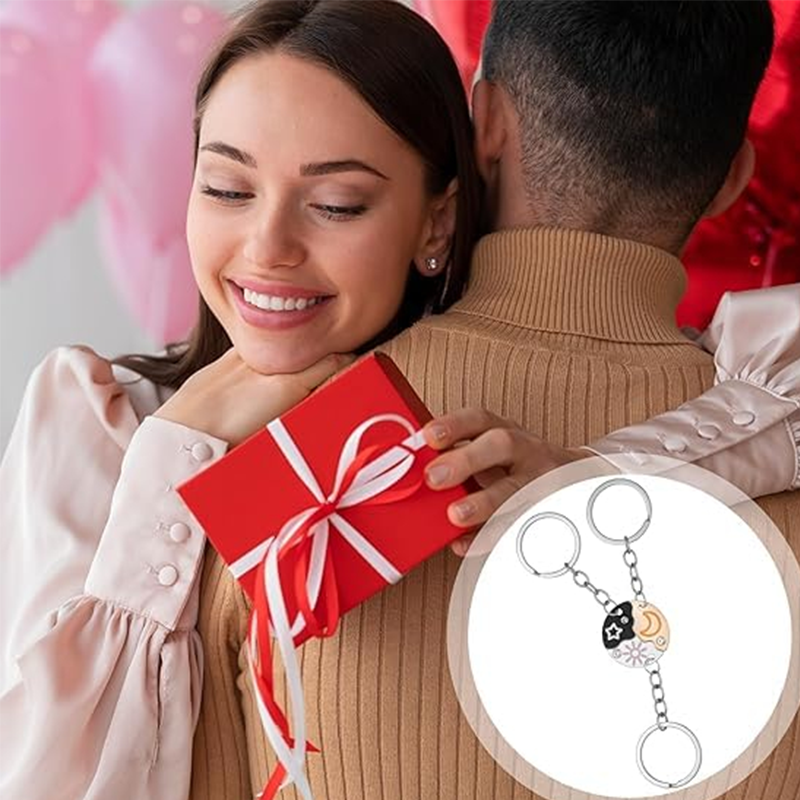 💝 3-teiliges Freundschafts-Schlüsselanhänger-Set