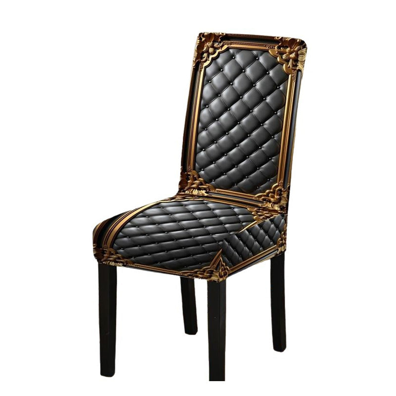 🖤Elegante Stuhlhusse im Barock-Stil – Elastischer Stuhlbezug für Esszimmerstühle mit edlem Design